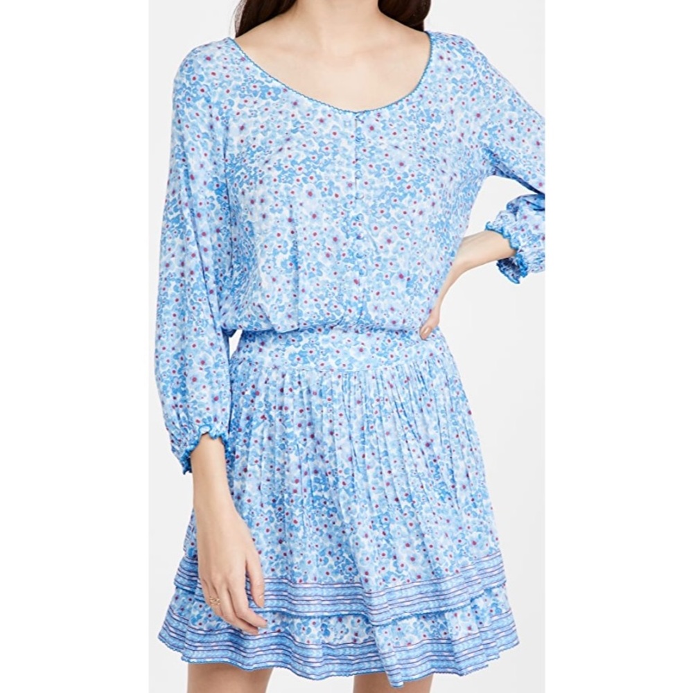 Poupette St. Barth Selena Buttoned Mini Dress